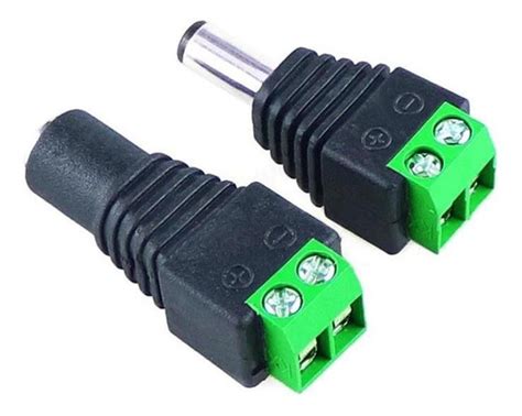 Pack 5 Pares Conector Dc Macho Y Hembra Tecnomati Cuotas sin interés