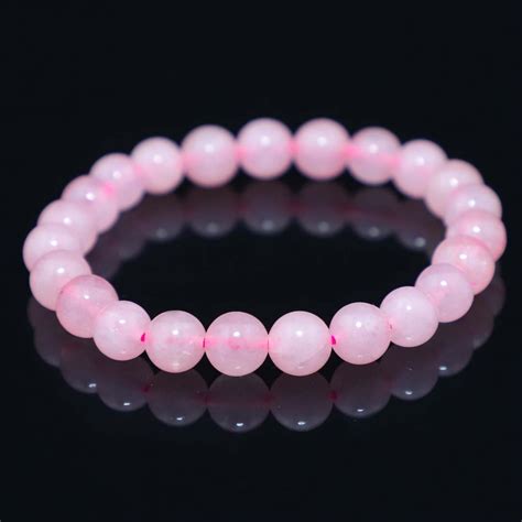 Rose Quartz Bracelet 8 Mm Love And Relationships