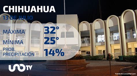 Clima En Chihuahua Para El 13 De Julio De 2023 Unotv