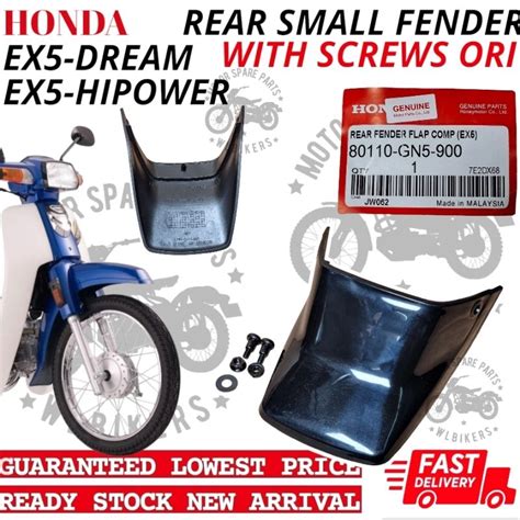 Honda Ex Hipower Ex Dream Rear Fender Small Mudguard Ekor Belakang