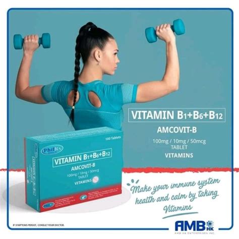 Amcovit B Nervita Vitamin B Complex B B B Tablets Lazada Ph