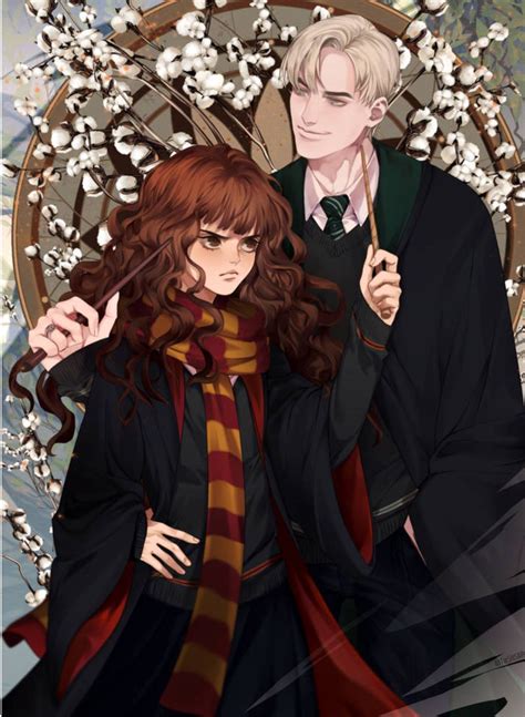 Harry Potter Ships Fan Art Dramione Draco X Hermione Dramione