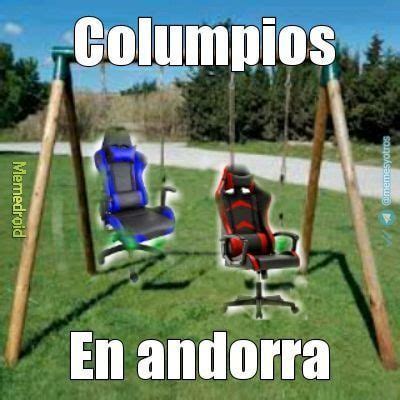 Two Chairs Sitting On Top Of A Green Field Next To A Wooden Swing Set