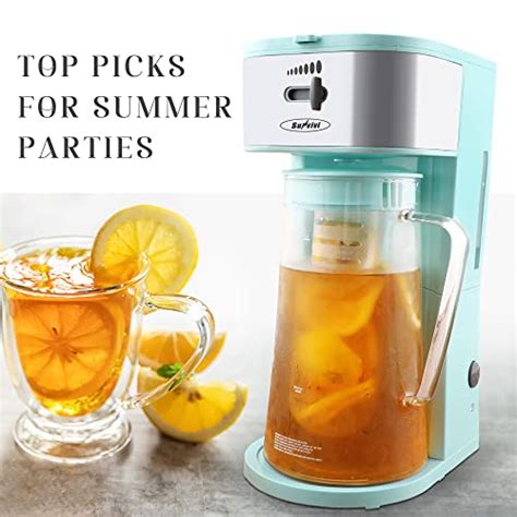 Iced Tea Maker Sunvivi Ice Tea Maker With Thickened Glass Pitcher 3qt