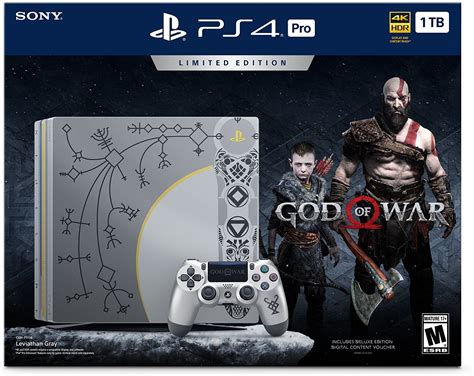 Console PlayStation 4 Pro 1TB Limited Edition God Of War Game Games