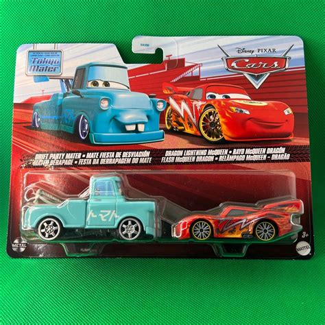 New Disney Cars Mattel Drift Party Mater Dragon Mcqueen Pixar Tokyo