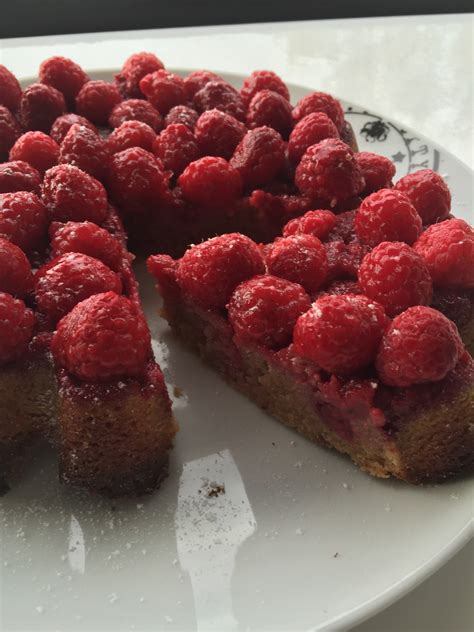 Tarte sans pâte amandes framboises Rachel cuisine