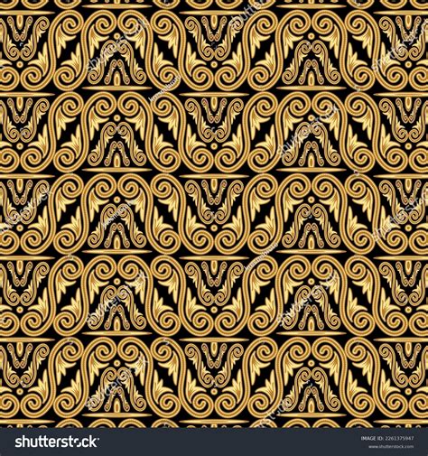 Traditional Batik Design Indonesia Consists Many Stock Vector Royalty