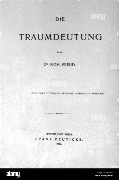 P Gina De T Tulo De La Interpretaci N De Los Sue Os De Sigmund Freud