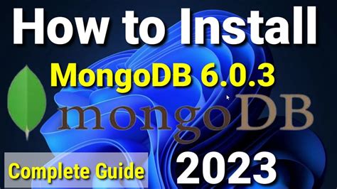 How To Install Mongodb On Windows Install Mongodb