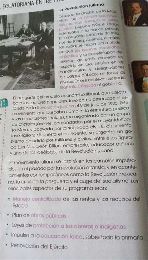 Un Resumen De La P Gina De Texto De Estudios Sociales De S Ptimo A O