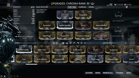 Chroma-Profit-Taker-Build | Warframe School