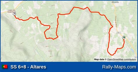 SS 6 8 Altares Stage Map Rali Sical 2015 Rally Maps