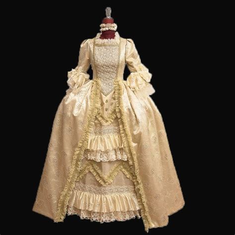 Golden Rococo Ball Gown With Regal Elegance Vintage Lace Embellished