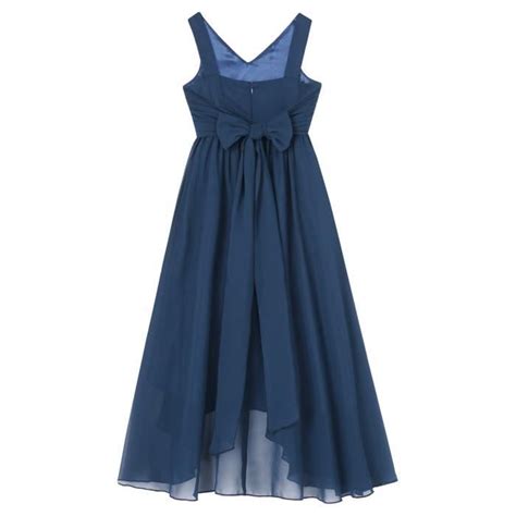 Freebily Asymétrique Robe Mousseline Fille Enfant Elégante Robe