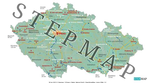 Stepmap Tschechien Landkarte F R Tschechische Republik