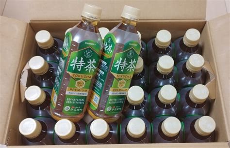 【株主優待】バリューhr 6078 「サントリー 緑茶 伊右衛門 特茶 500ml×24」 が到着 2022113 まあ適当に