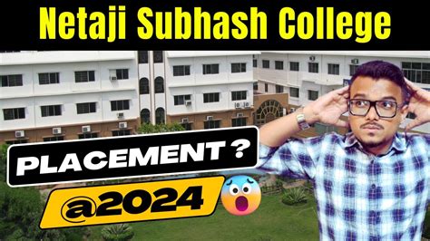 Netaji Subhash Engineering College Placement Wbjee 2024 Admission