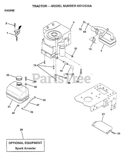 Weed Eater Hd A Weed Eater Lawn Tractor Engine Parts