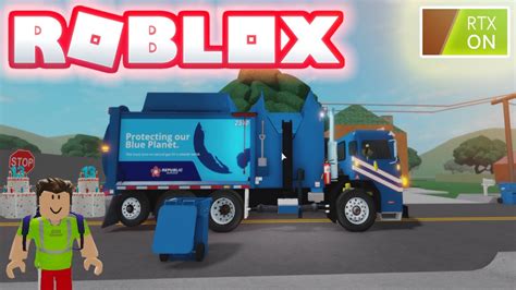 Playing Roblox Garbage Truck Game Very High Graphics Settings With Rtx