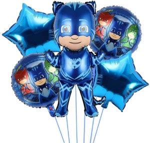 Flipkart Attache Printed Pcs Pj Mask Blue Theme Foil Balloon