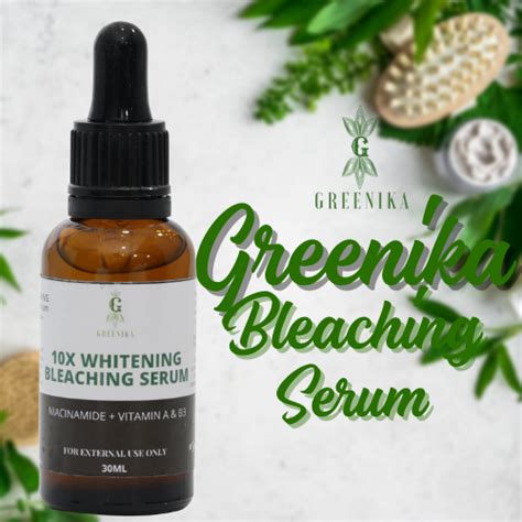 [ 10x Whitening Bleaching Serum ] Greenika Bleaching Serum Glutathione