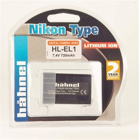 H Hnel Hl El Bater A Li Ion Para Nikon En El V Mah Amazon