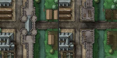 The Gatehouse Battle Map 30x30 Grid Battlemaps Tabletop Rpg