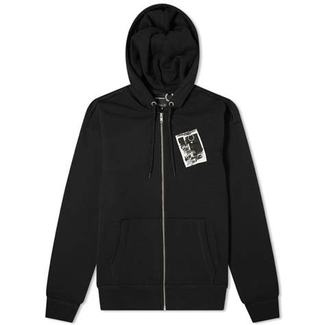 Fred Perry Reissues X Raf Simons Patch Print Zip Hoody Fred Perry X Raf