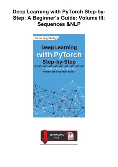 Pdf Book Deep Learning With Pytorch Step By Step A Beginner S Guide