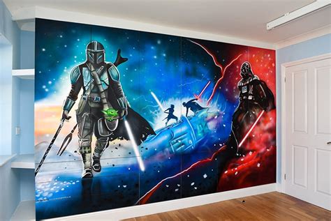 Star Wars wall Mural - Paint Prestige Murals - Muralist No1