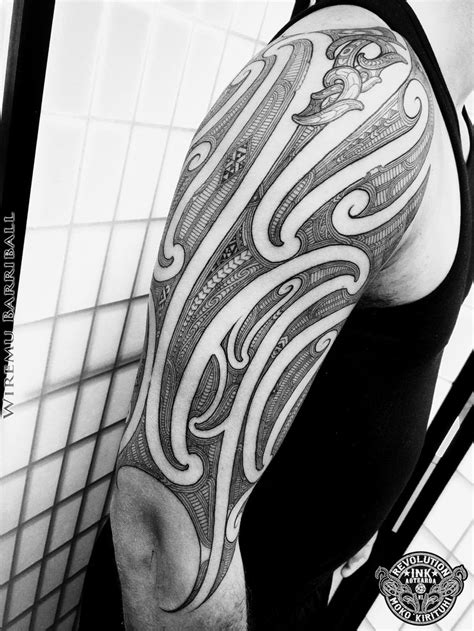 Intricate Maori Tattoo Design On Man S Arm