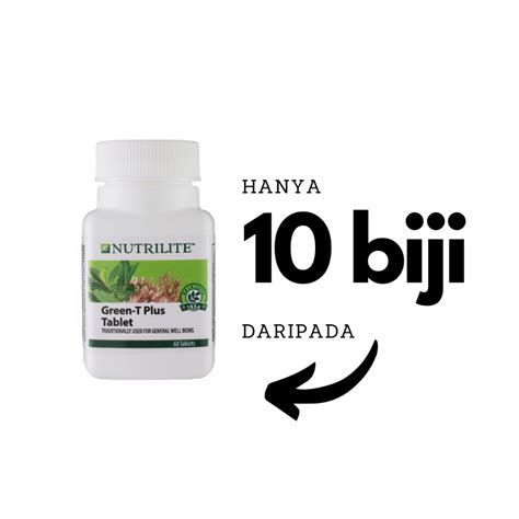 READY STOCK AMWAY Nutrilite Green T Plus Tablet Lazada