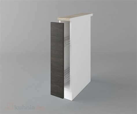 Долен кухненски шкаф с включен механизъм за бутилки Вега - Kuhnia.bg