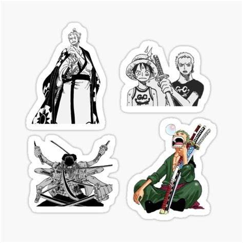 Roronoa Zoro Stickers Redbubble