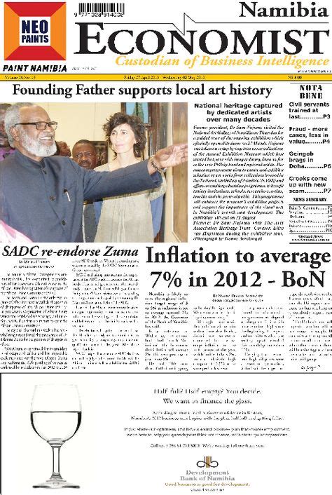 Namibian Newspaper Namibia Today The Namibian Epaper