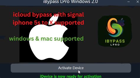 Ibypass Lpro Tool Iphone Bypass With Signal YouTube