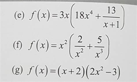 13 E F 1 3x 18x Y 1 2 6 F X 1 8 F