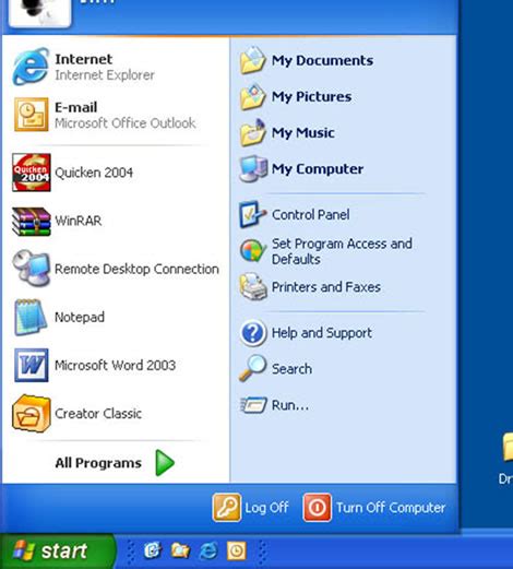 Windows Xp Start Menu Icon at Vectorified.com | Collection of Windows ...