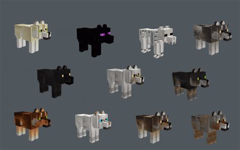 Another Better Wolves Texture Pack Mcpe Bedrock Minecraft Net