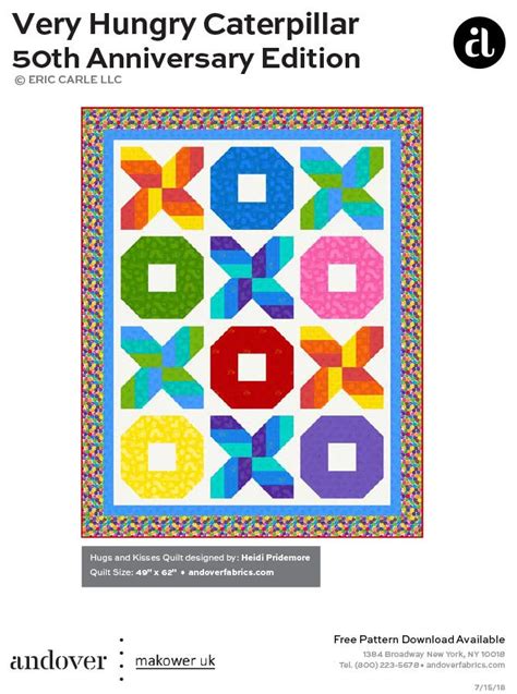 Hugs And Kisses Quilt Pattern Free PDF By Heidi Pridemore For Andover