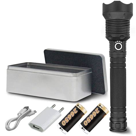 Mua 300000 LM XHP90 2 Most Powerful LED Flashlight Torch USB XHP50 Can