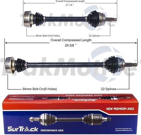 Amazon Surtrack Pair Set Front Cv Axle Shafts For Vw Jetta