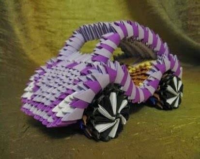 origami 3d car ~ simple origami for kids