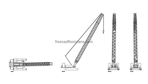 Manitowoc Crawler Crane - CAD Drawings