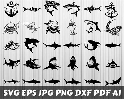 Silhouette Shark Vector at Vectorified.com | Collection of Silhouette ...