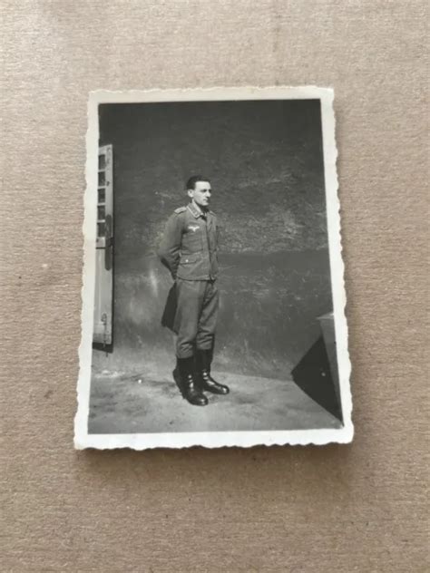 Photo Allemande Soldat Luftwaffe Ww Militaria Original Eur