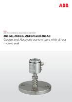 Transmisor de presión absoluta 261 series ABB Measurement