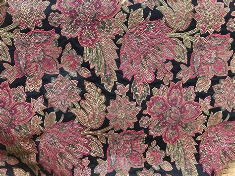 Swatch Designer Brocade Jacquard Fabric Black Floral Damask