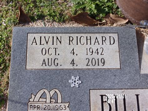 Alvin Richard Billingsley Sr 1942 2019 Find A Grave Memorial